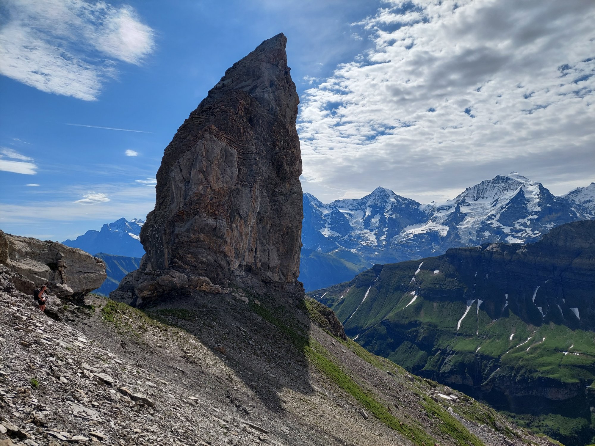 Lobhörner vor Eiger, Mönch, Jungfrau